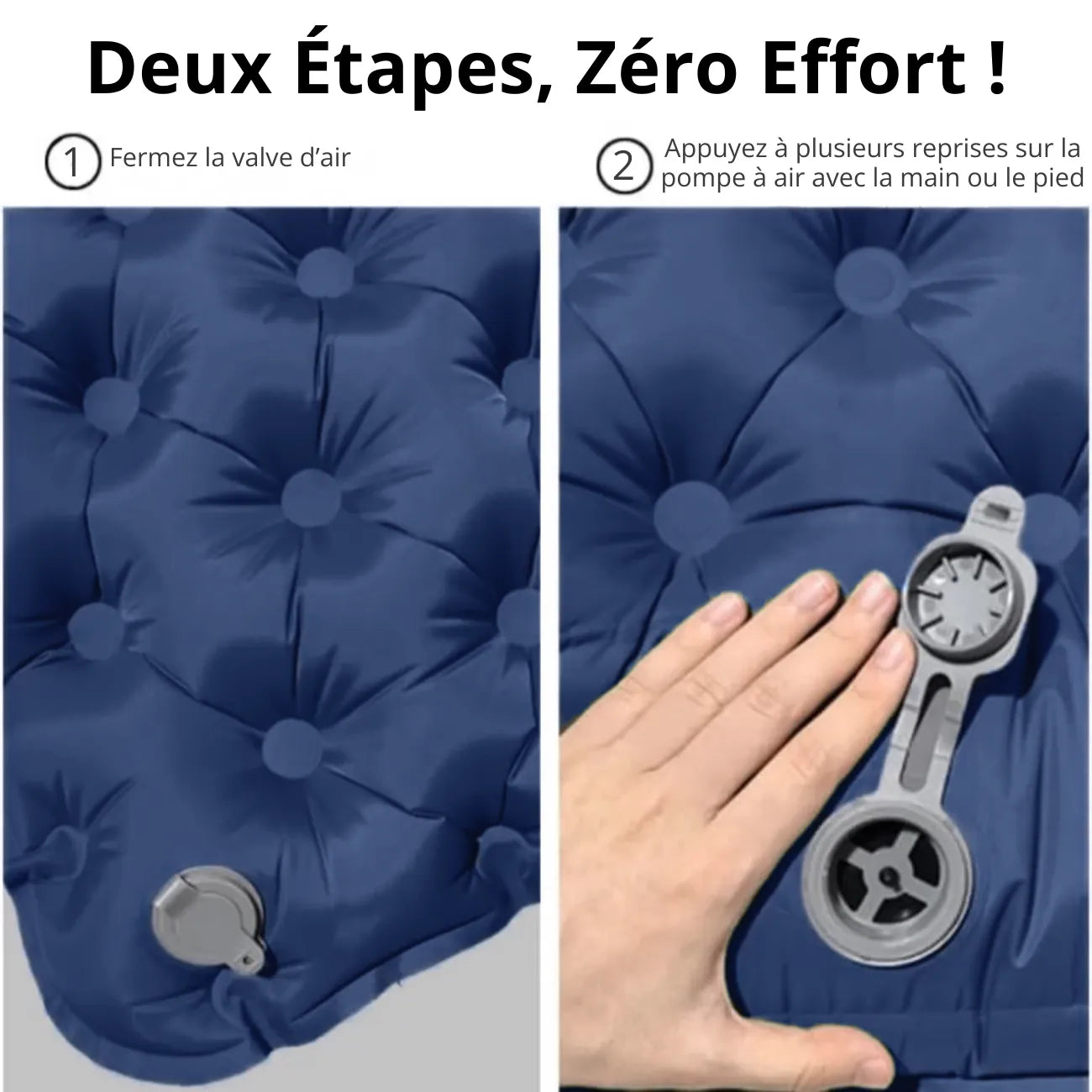 Matelas Camping Gonflable 2 Personnes