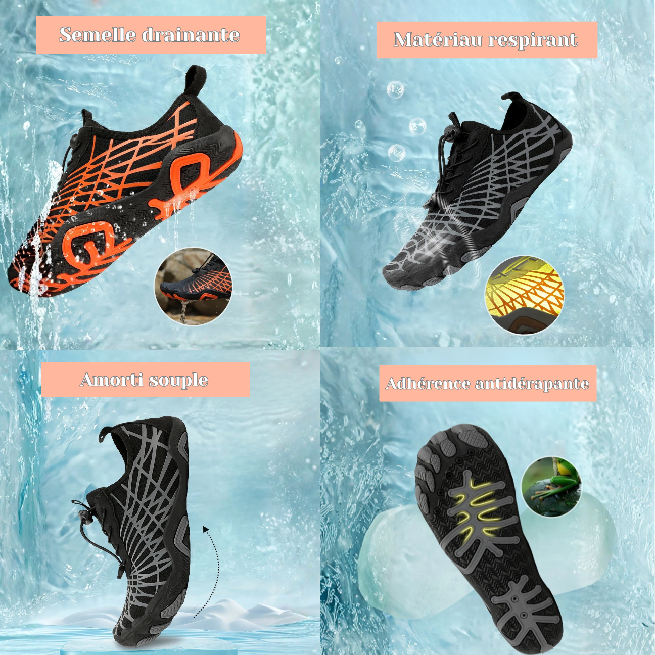 Chaussure Barefoot Pieds Nus - Confort & Flex