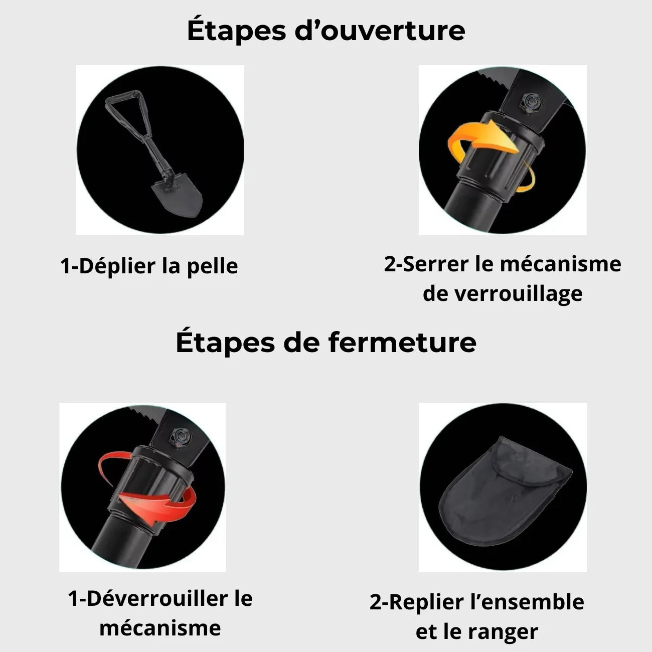 Pelle à Neige Pliante