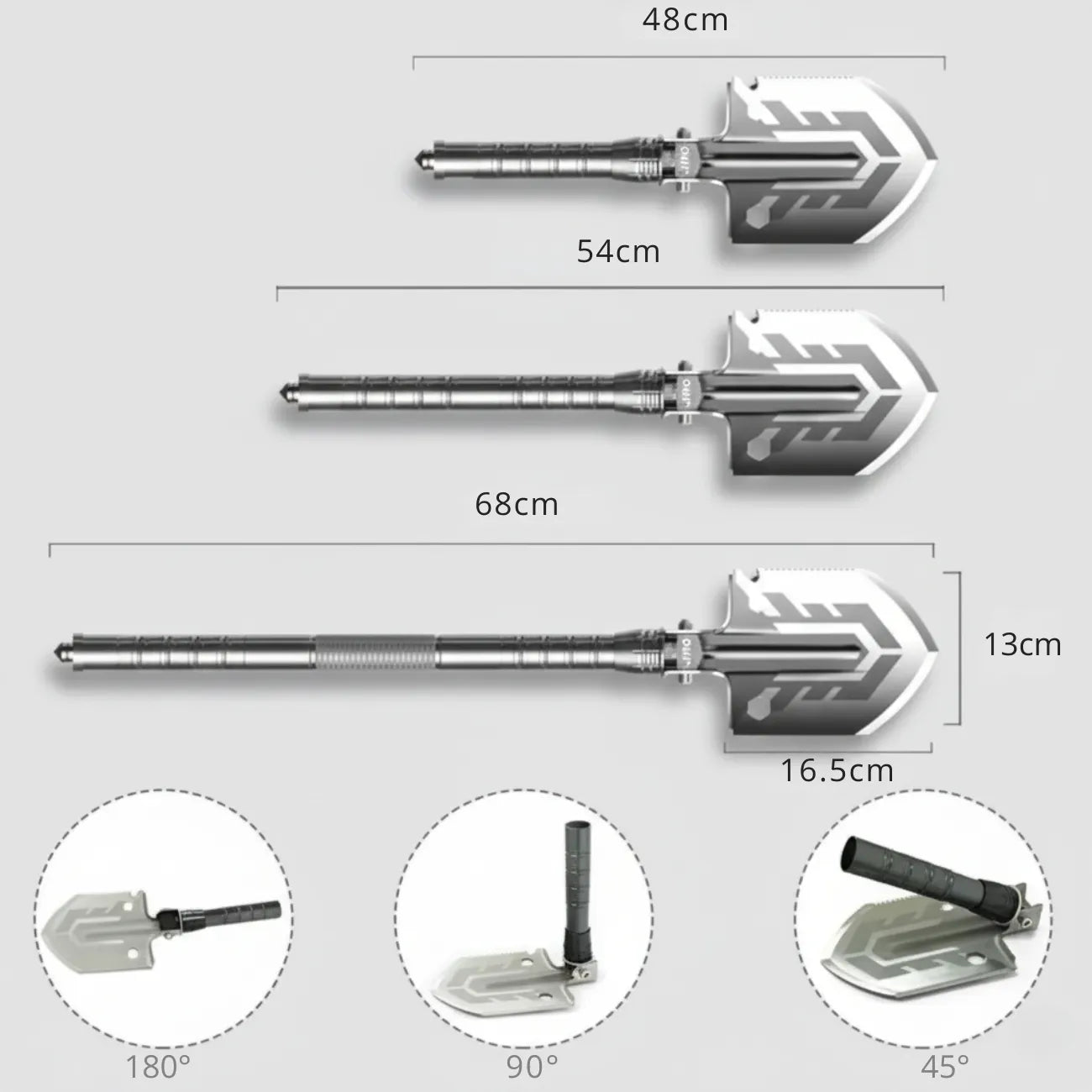 Pelle Pliante Aluminium
