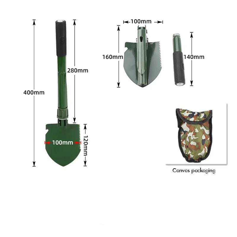 Pelle Pliante de Camping - DTYSTORE