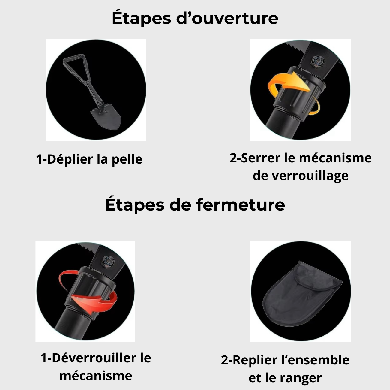 Pelle à Neige Pliante