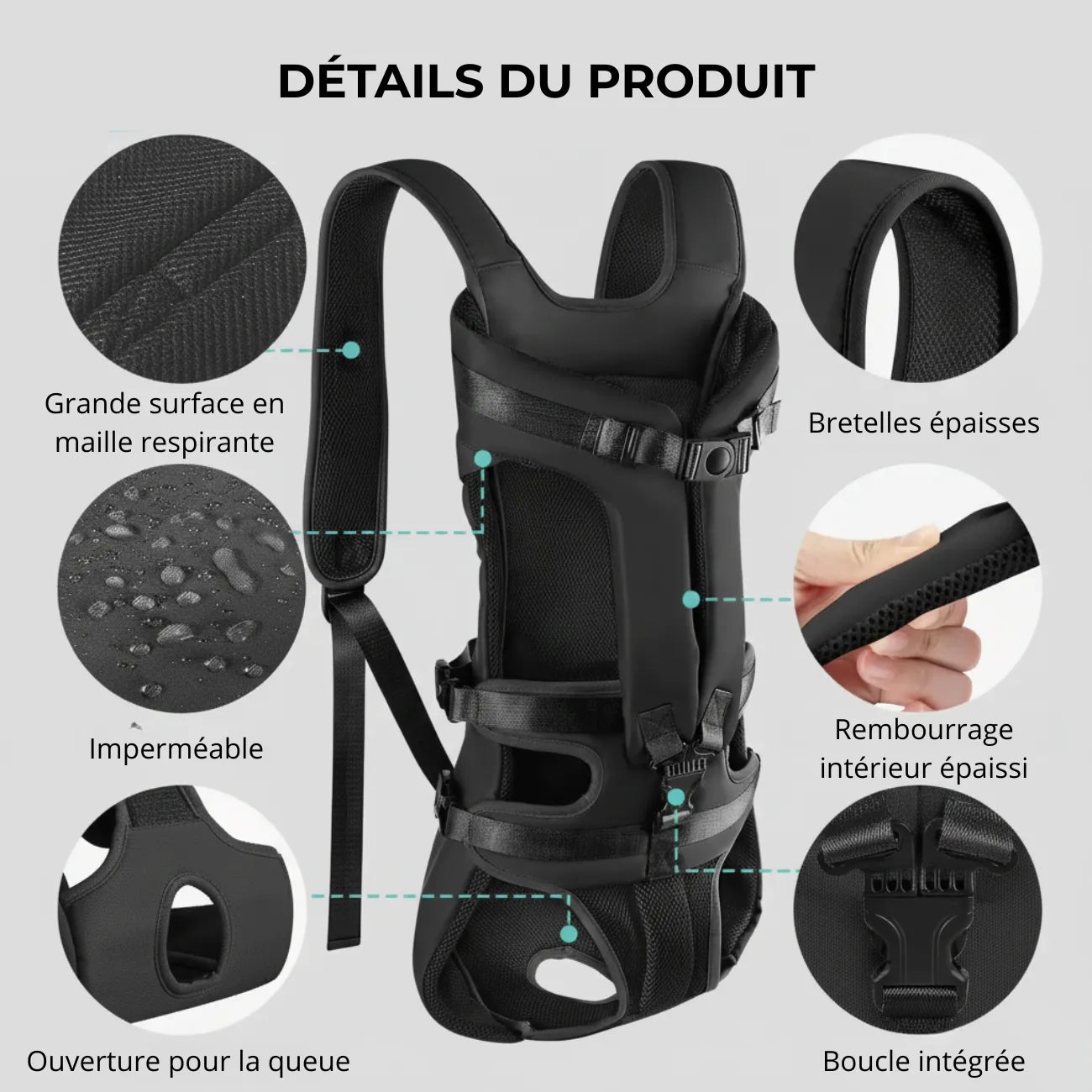 Porte Chien Ventral Randonnée