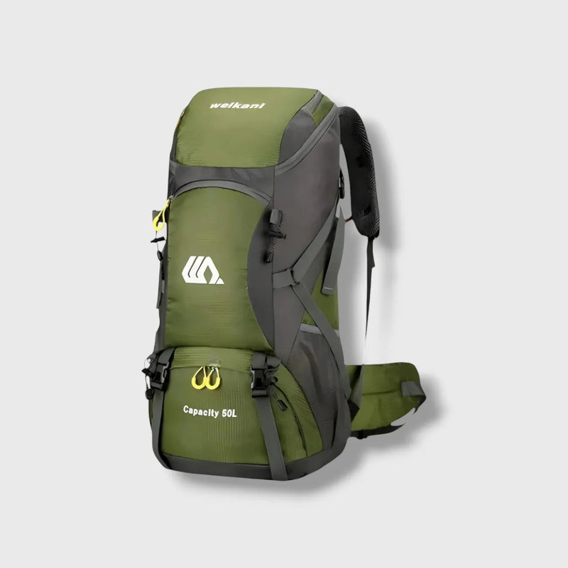 50l hiking backpacks Backpack Color:RED SILVER ORANGE SPOT Funny Fishing Lure Memes The lid has external Nike Elite
