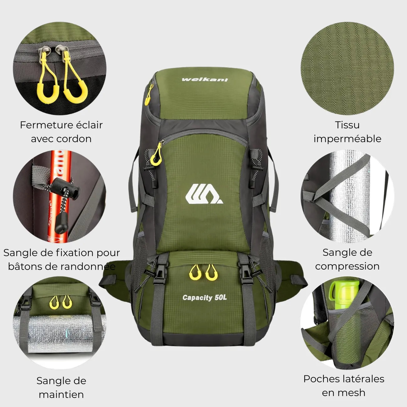 Sac à Dos Randonnée 50L