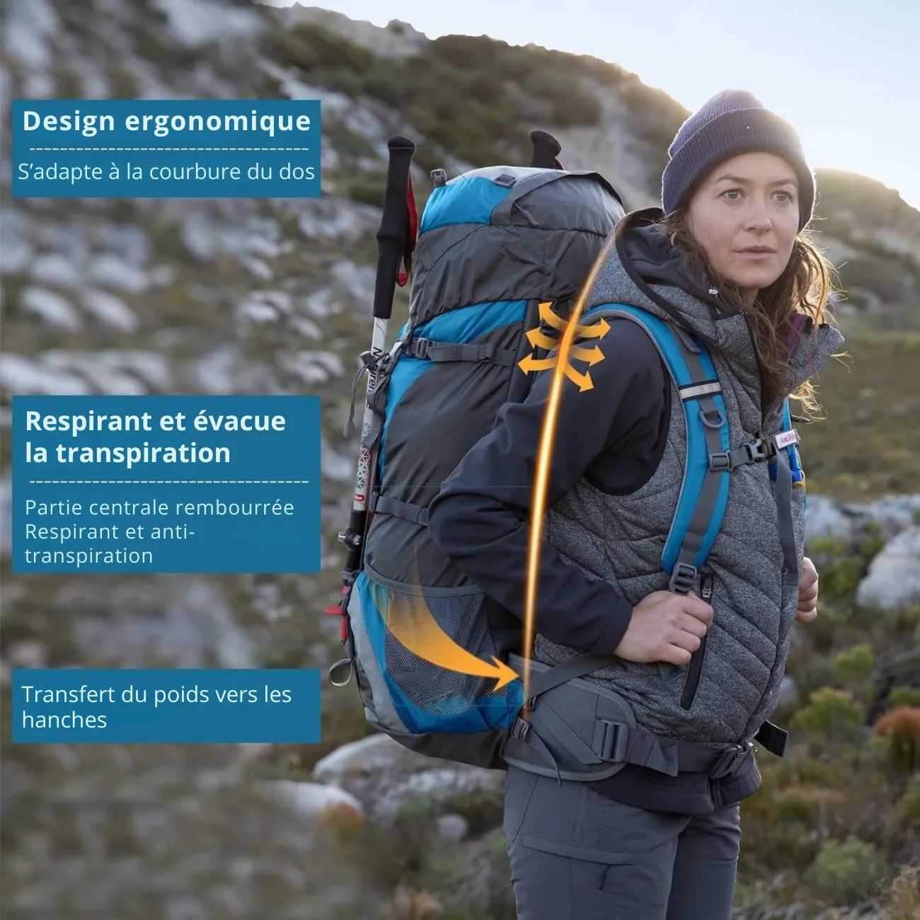 Sac à Dos Randonnée Trekking