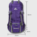 Sac à Dos de Montagne Imperméable 60L | Trekking Randonnée & Montagne