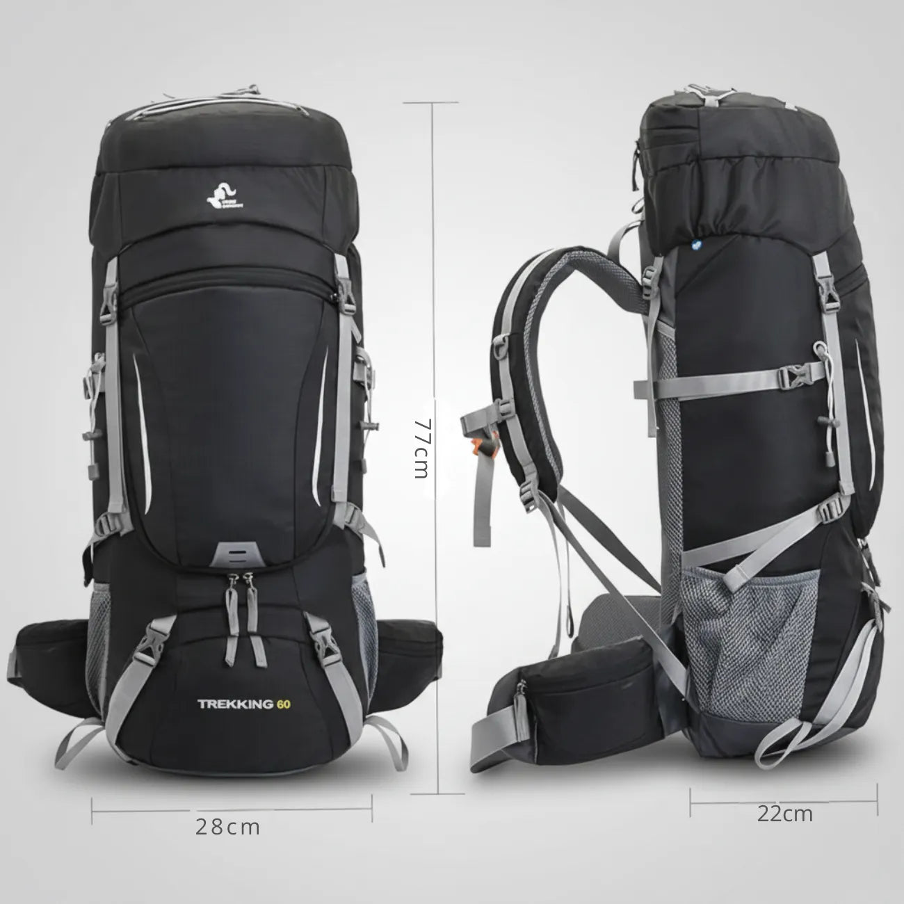 60L Hiking Backpack