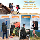 Sac de Trekking Randonnée 90L | Outdoor Montagne & Nature