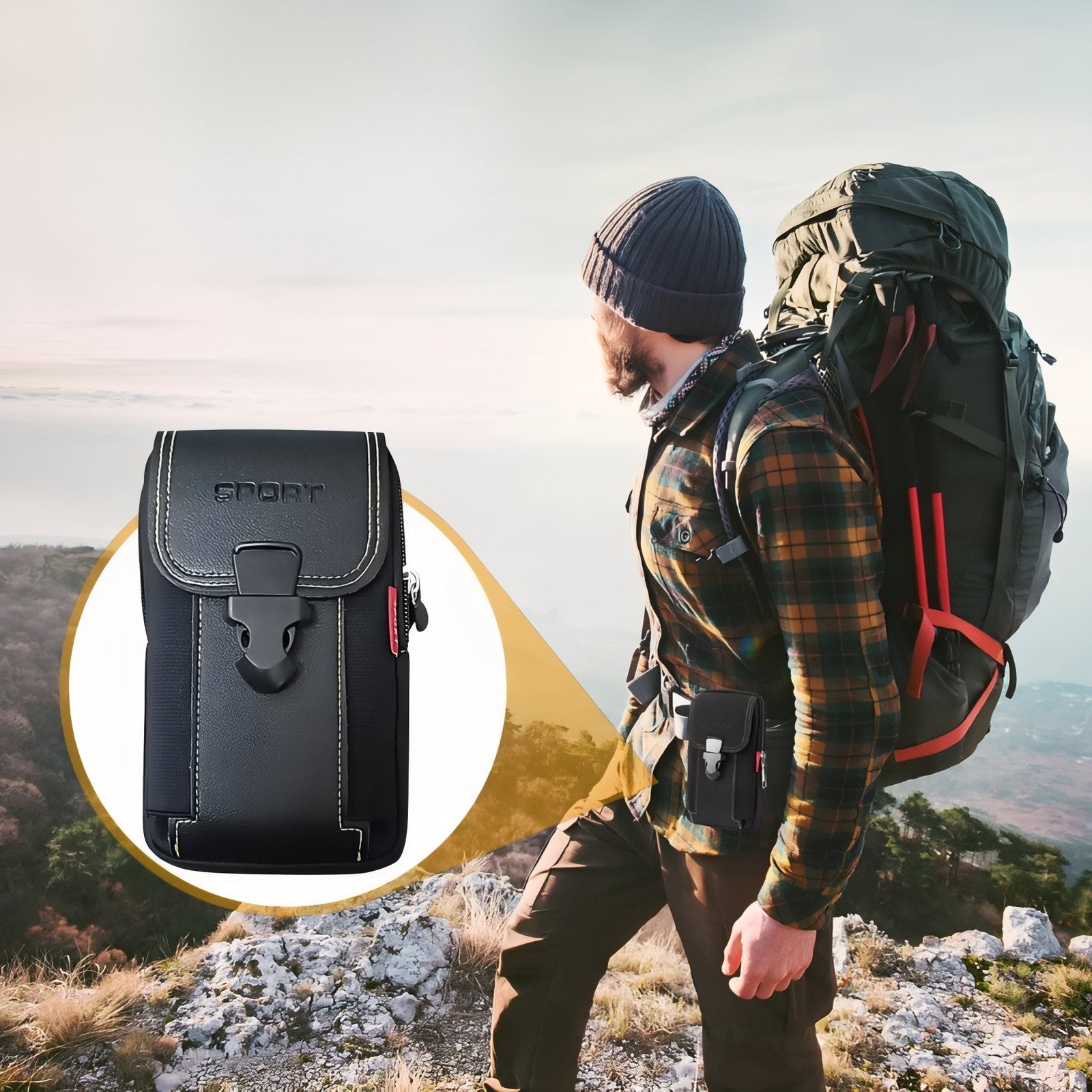 Sacoche Ceinture Randonnée