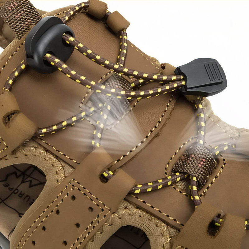 Sandales De Marche Homme Cuir - DTYSTORE