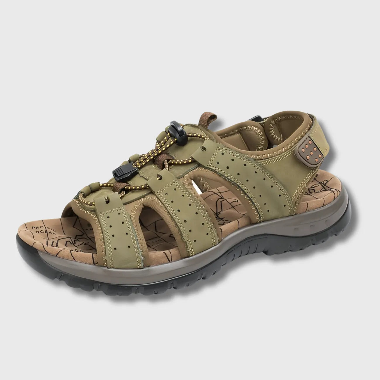 Sandales De Marche Homme Cuir