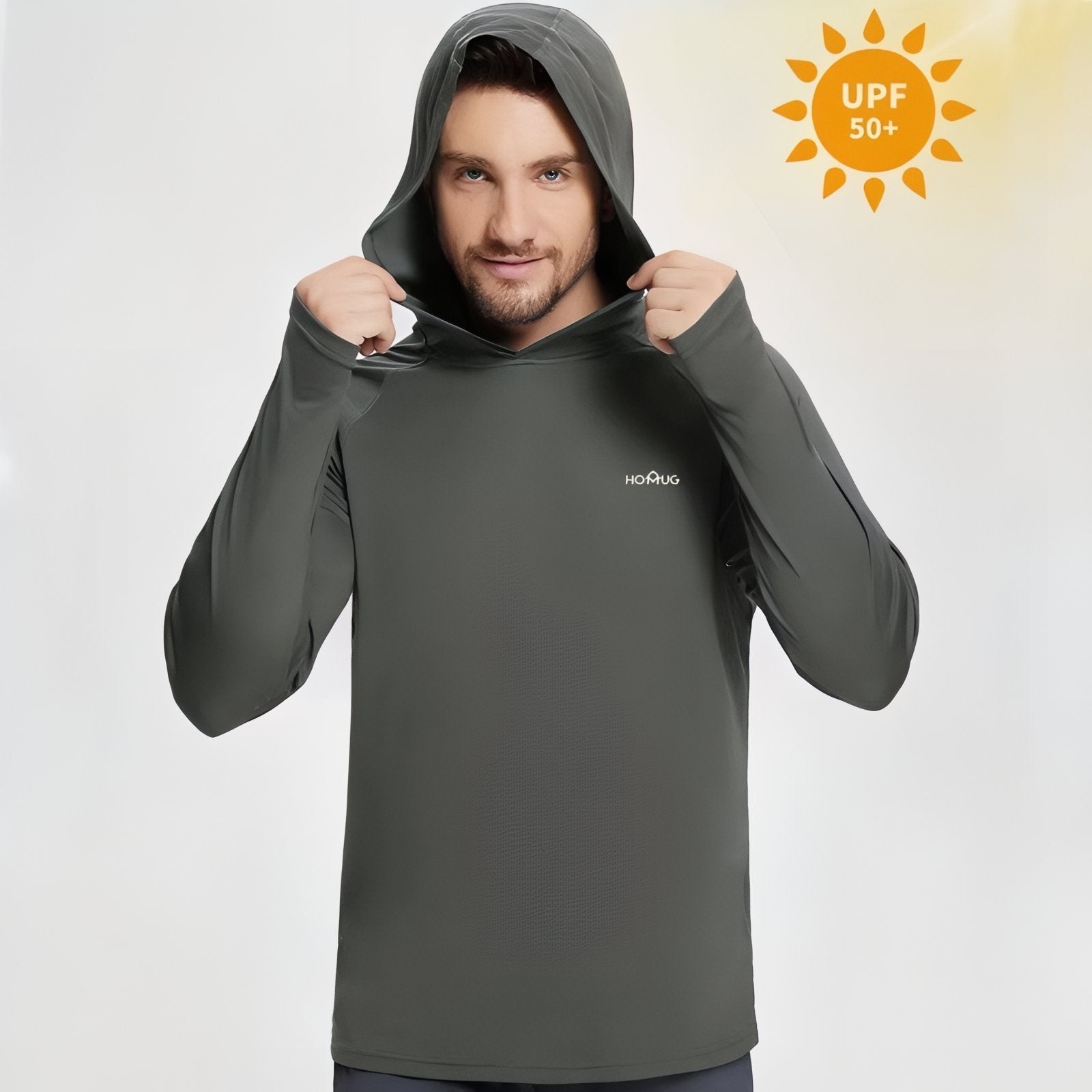 T-Shirt Anti-UV Homme Randonnée UPF50+