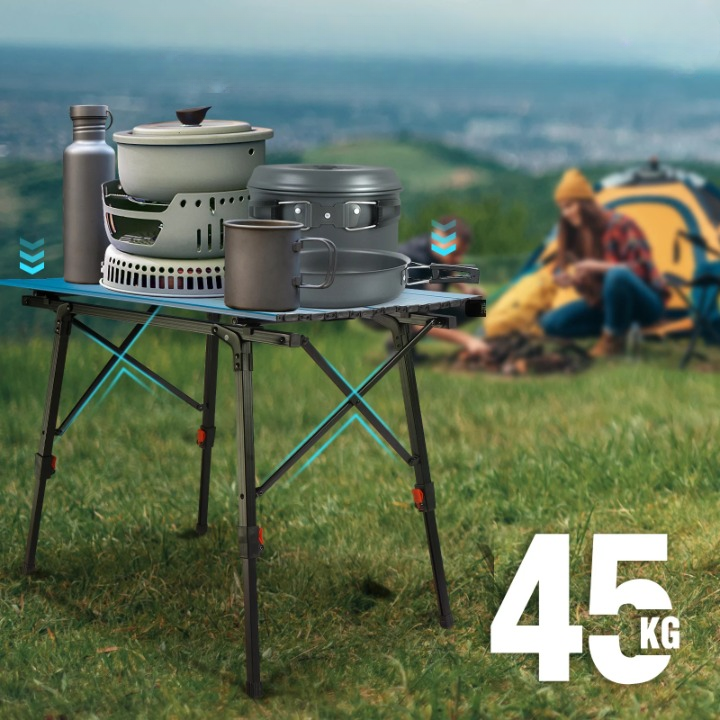 Table de Camping Aluminium Pliante - DTYSTORE