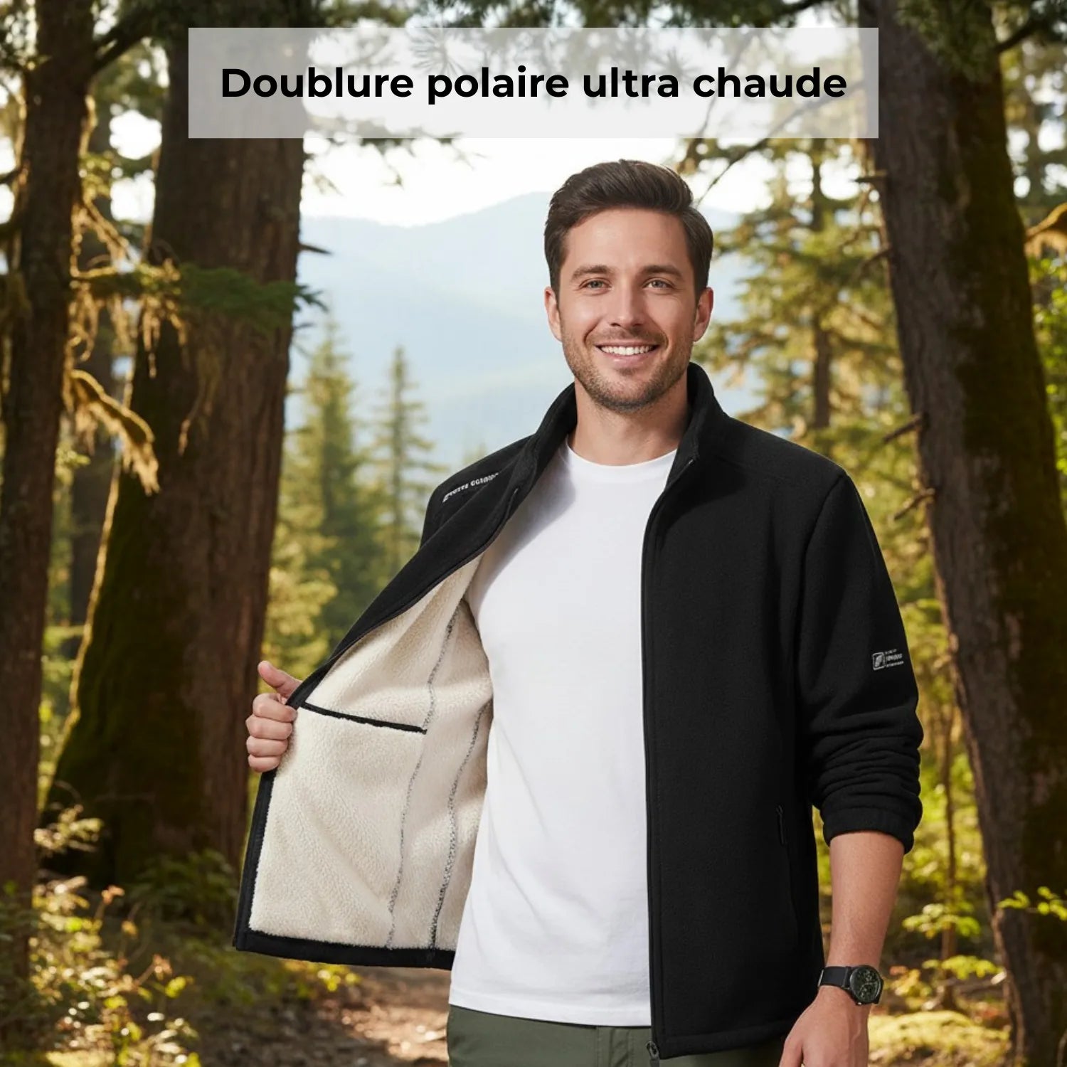 Veste Homme Outdoor Polaire