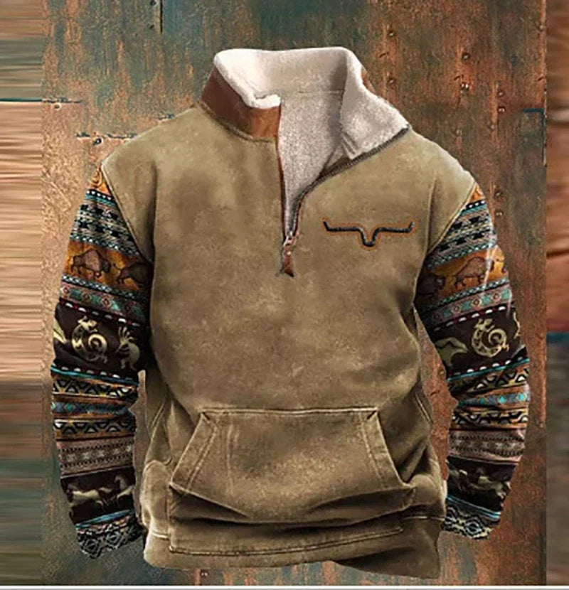 Veste Polaire de Randonnée Imprimée - DTYSTORE