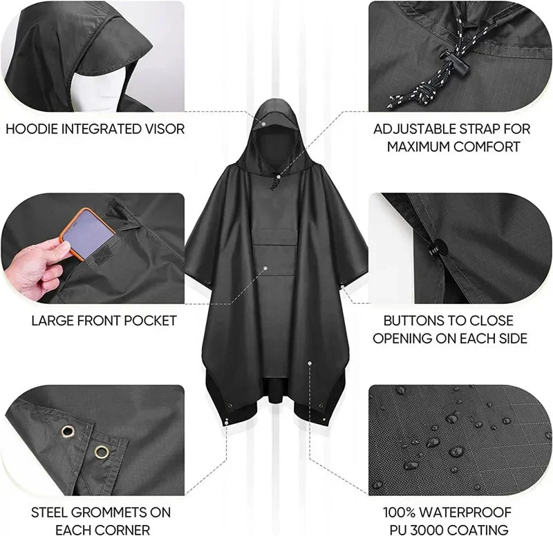 Veste Randonnée Imperméable - DTYSTORE