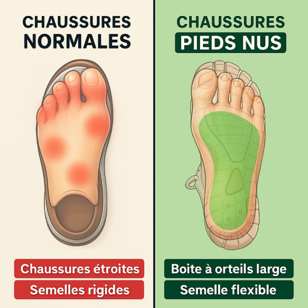 Chaussure Barefoot Pieds Nus - Confort & Flex