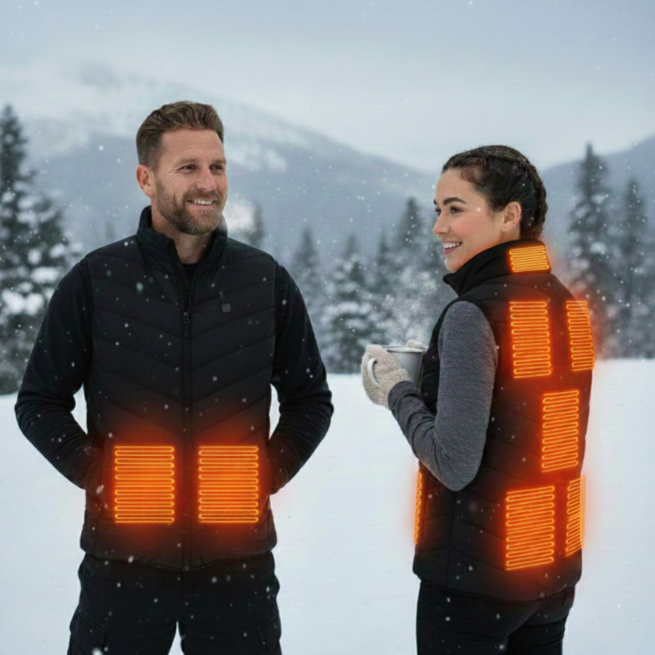 Gilet Chauffant avec Batterie