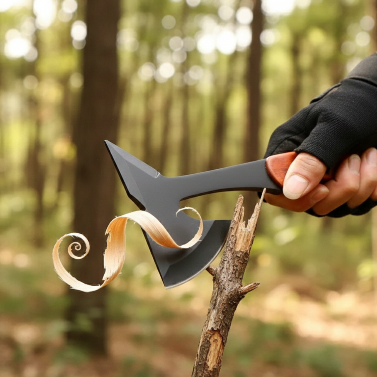 Hachette de Survie en Acier Inoxydable