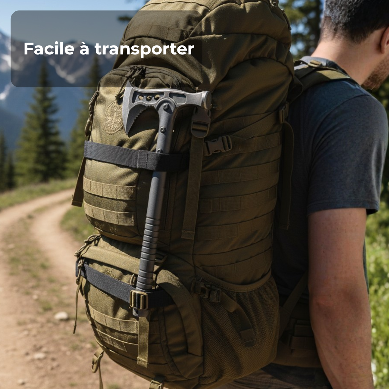 Hache de Survie Manche en Nylon